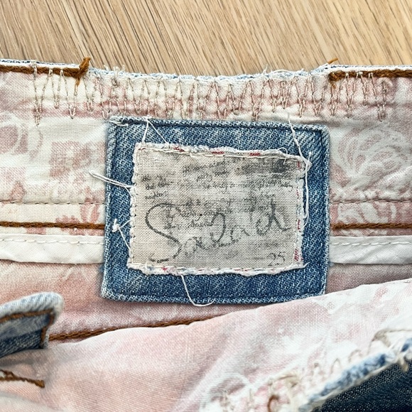 Vintage Salad Gal Denim Mini Skirt - Picture 4 of 5